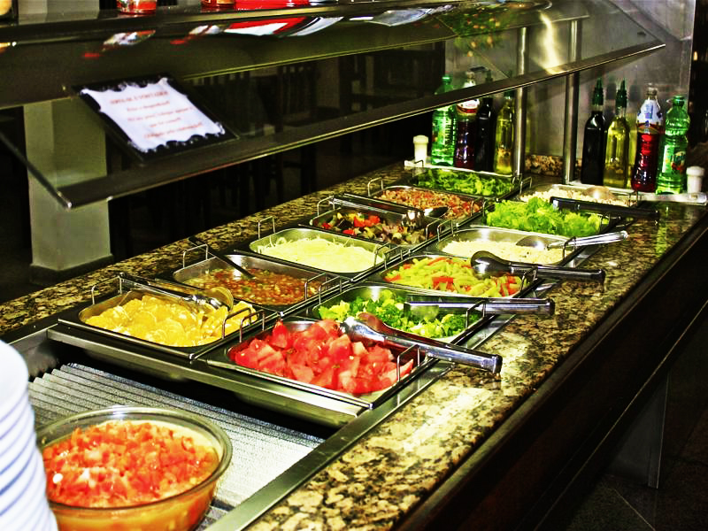 Buffet do restaurante