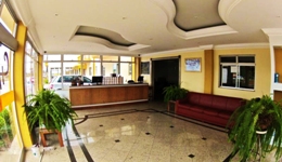 Recepção do hotel