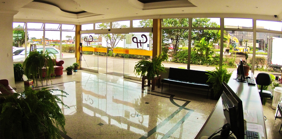 Recepção do Cracco Park Hotel